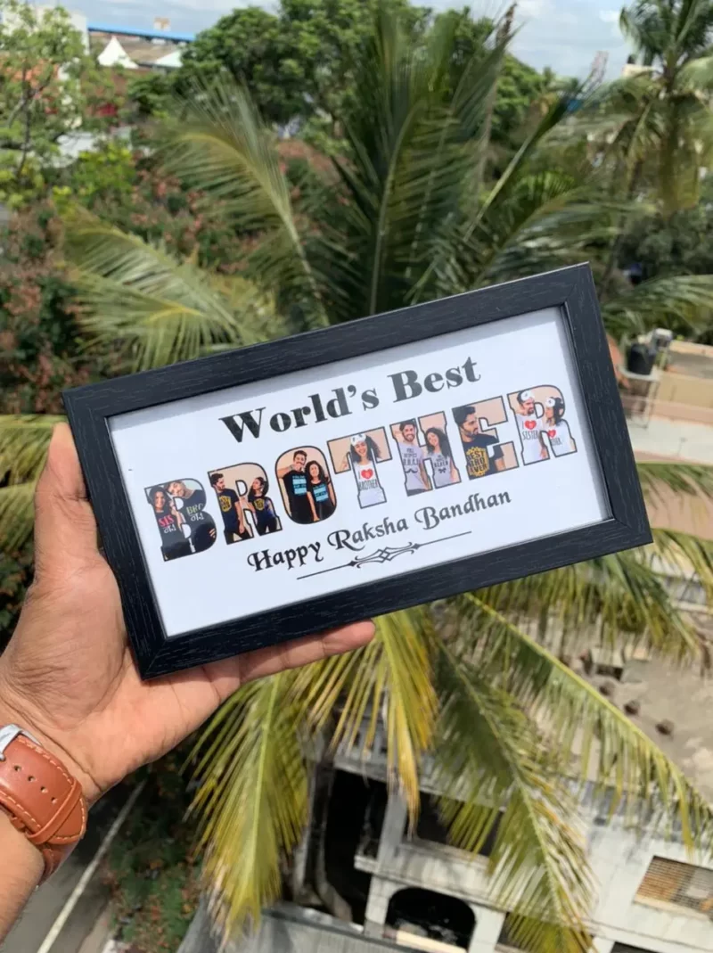 Customized Brother Name  Photo Frame